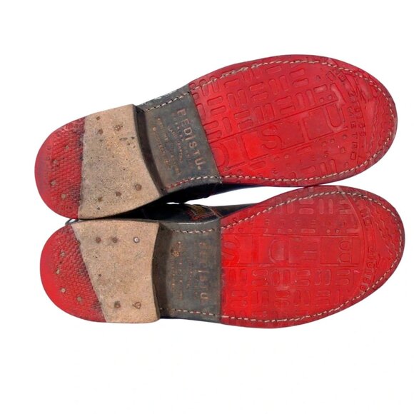 BED STU Manchester $395 Distressed Leather Riding Boots 7.5 - Made in MEXICO - Picture 6 of 10